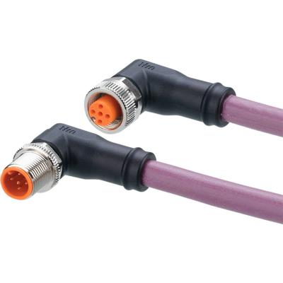 ifm Electronic EVC955 Verbindingskabel Aantal polen (sensoren): 5, 5 Stekker, haaks, Bus, haaks 5 m 1 stuk(s)