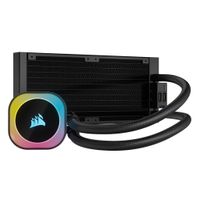 Corsair H100I Processor Kit voor vloeistofkoeling 12 cm Zwart - thumbnail