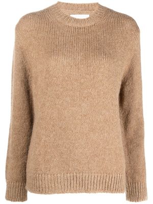 Jil Sander pull en laine - Marron