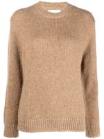 Jil Sander pull en laine - Marron
