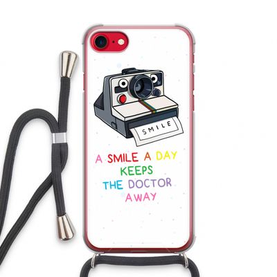 Smile: iPhone SE 2020 Transparant Hoesje met koord