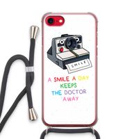 Smile: iPhone SE 2020 Transparant Hoesje met koord Smile: iPhone SE 2020 Transparant Hoesje met koord