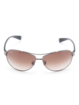 Ray-Ban lunettes de soleil à monture aviateur - Noir