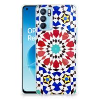 OPPO Reno 6 5G TPU Siliconen Hoesje Mozaïek