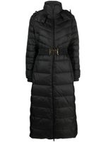 TWINSET hooded belted puffer coat - Noir - thumbnail