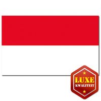 Indonesische vlag luxe kwaliteit   -