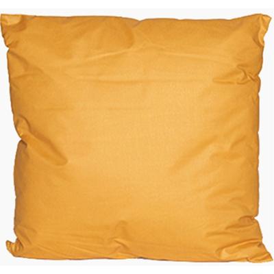 Buiten of tuin sier kussens - okergeel - 60 x 60 cm - binnen/buiten - tuinbank