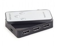 Gembird HDMI switch 3 in->1 uit met AB - thumbnail