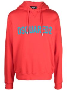 DSQUARED2 hoodie à logo imprimé - Rouge