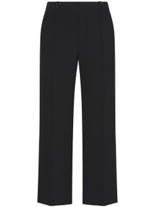 Proenza Schouler pantalon court à taille mi-haute - Noir