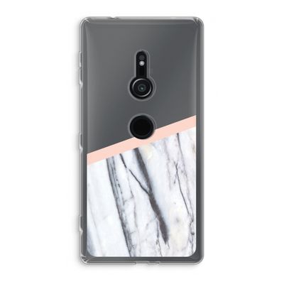 A touch of peach: Sony Xperia XZ2 Transparant Hoesje