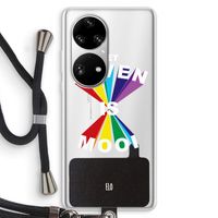 Het Leven Is Mooi: Huawei P50 Pro Transparant Hoesje met koord