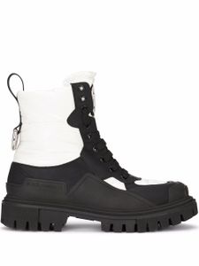 Dolce & Gabbana bottines à semelle épaisse - Blanc