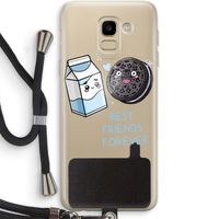 Best Friend Forever: Samsung Galaxy J6 (2018) Transparant Hoesje met koord