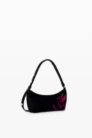 XS bloemen tas - BLACK - U