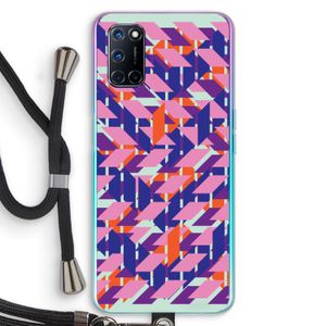 Skew Blush 3: Oppo A52 Transparant Hoesje met koord