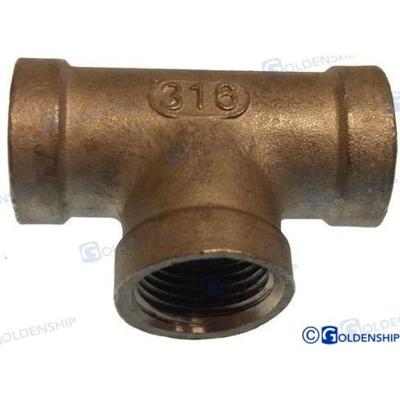 Conexión t hembra acero inoxidable GS30534 - CONEXION ""T"" HEMBRA INOX 1-1/4
