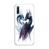 Yin Yang Dragons: Huawei P Smart Pro Transparant Hoesje