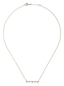 Mizuki collier en or 14ct ornée de diamants