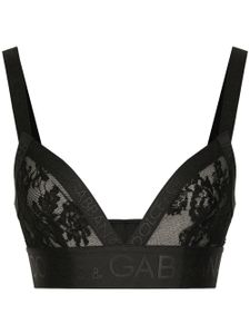 Dolce & Gabbana soutien-gorge en dentelle - Noir