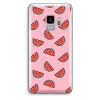 Watermeloen: Samsung Galaxy S9 Transparant Hoesje