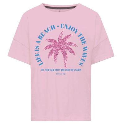 Kids ONLY zomer t-shirt S/S meisjes - roze - Kogwilma