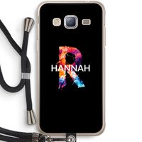 Abstract Spectrum: Samsung Galaxy J3 (2016) Transparant Hoesje met koord