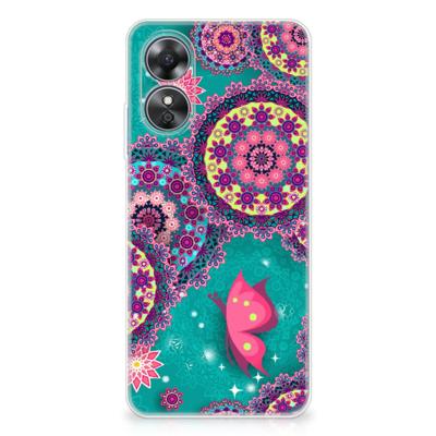 OPPO A17 | Hoesje maken | Cirkels en Vlinders