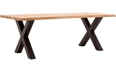 Goossens Eettafel Blade, Boomstamblad 260 x 100 cm 5 cm dik