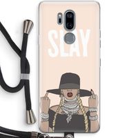 Slay All Day: LG G7 Thinq Transparant Hoesje met koord