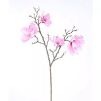 Magnolia Tak 2-taks Pink 86 cm kunstplant - Buitengewoon de Boet - thumbnail