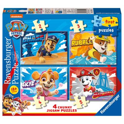 Ravensburger My First PAW Patrol puzzelset - 2 + 3 + 4 + 5 stukjes