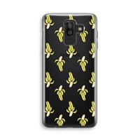 Bananas: Samsung Galaxy J8 (2018) Transparant Hoesje - thumbnail