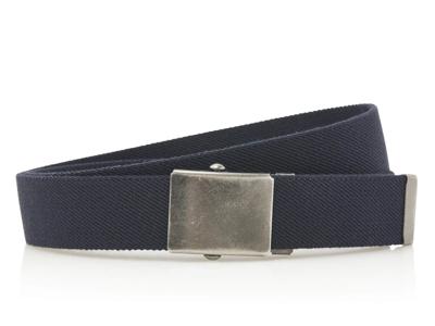 Timbelt Koppelriem Stretch Navy Blauw