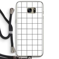 Rooster: Samsung Galaxy S7 Edge Transparant Hoesje met koord