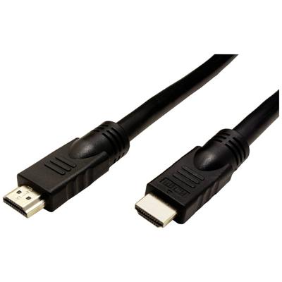 Roline 14.01.3455 HDMI-kabel HDMI Aansluitkabel HDMI-A-stekker 20 m Zwart 4K UHD