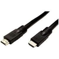 Roline 14.01.3455 HDMI-kabel HDMI Aansluitkabel HDMI-A-stekker 20 m Zwart 4K UHD