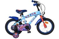 Spidey Und Seine Tollen Freunde Spidey kinderfahrrad - jungen - 14 zoll - blau rot - zwei handbremsen