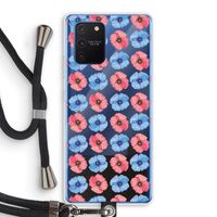 Klaproosjes: Samsung Galaxy Note 10 Lite Transparant Hoesje met koord