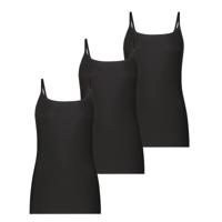 Ten Cate Secrets Spaghetti Top 3-pack Zwart-XL