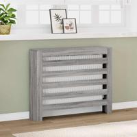VidaXL Radiatorombouw 104x20x82 cm bewerkt hout grijs sonoma eiken