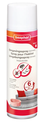 Beaphar Omgevingsspray Vlooien, Vlooienlarven en Teken