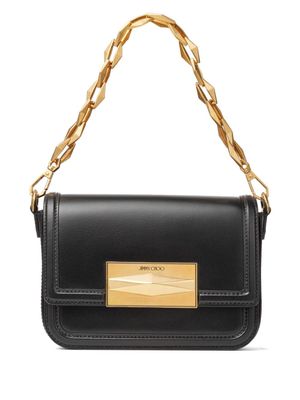 Jimmy Choo sac à bandoulière Diamond en cuir - Noir