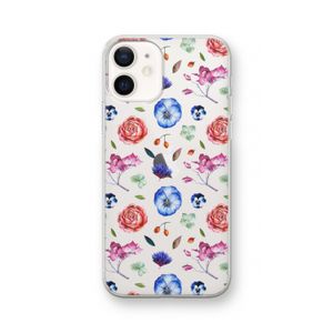 Bloemetjes: iPhone 12 Transparant Hoesje