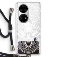 Oh Deer: Huawei P50 Pro Transparant Hoesje met koord