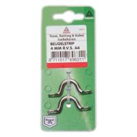 Beugelstrip 5mm rvs 2st - Deltafix