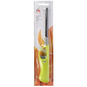 BBQ aansteker navulbaar lime groen 26 cm   -