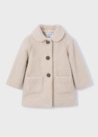 Mayoral winter shearling jas meisjes - zand