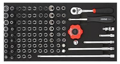 Sonic Bitdopset 1/4", SFS 1/3 102-delig 110201