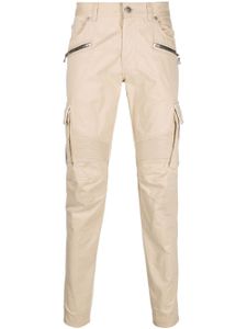 Balmain pantalon droit à poches cargo - Tons neutres